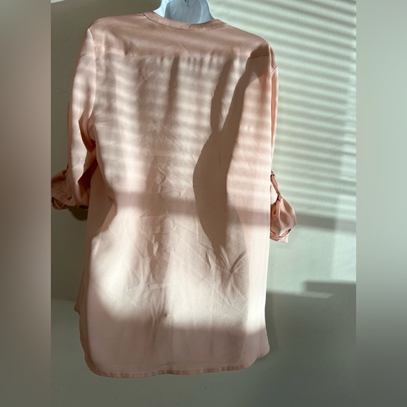 NWT Calvin Klein Textured Roll Tab Button Down Shirt - Picture 7 of 7